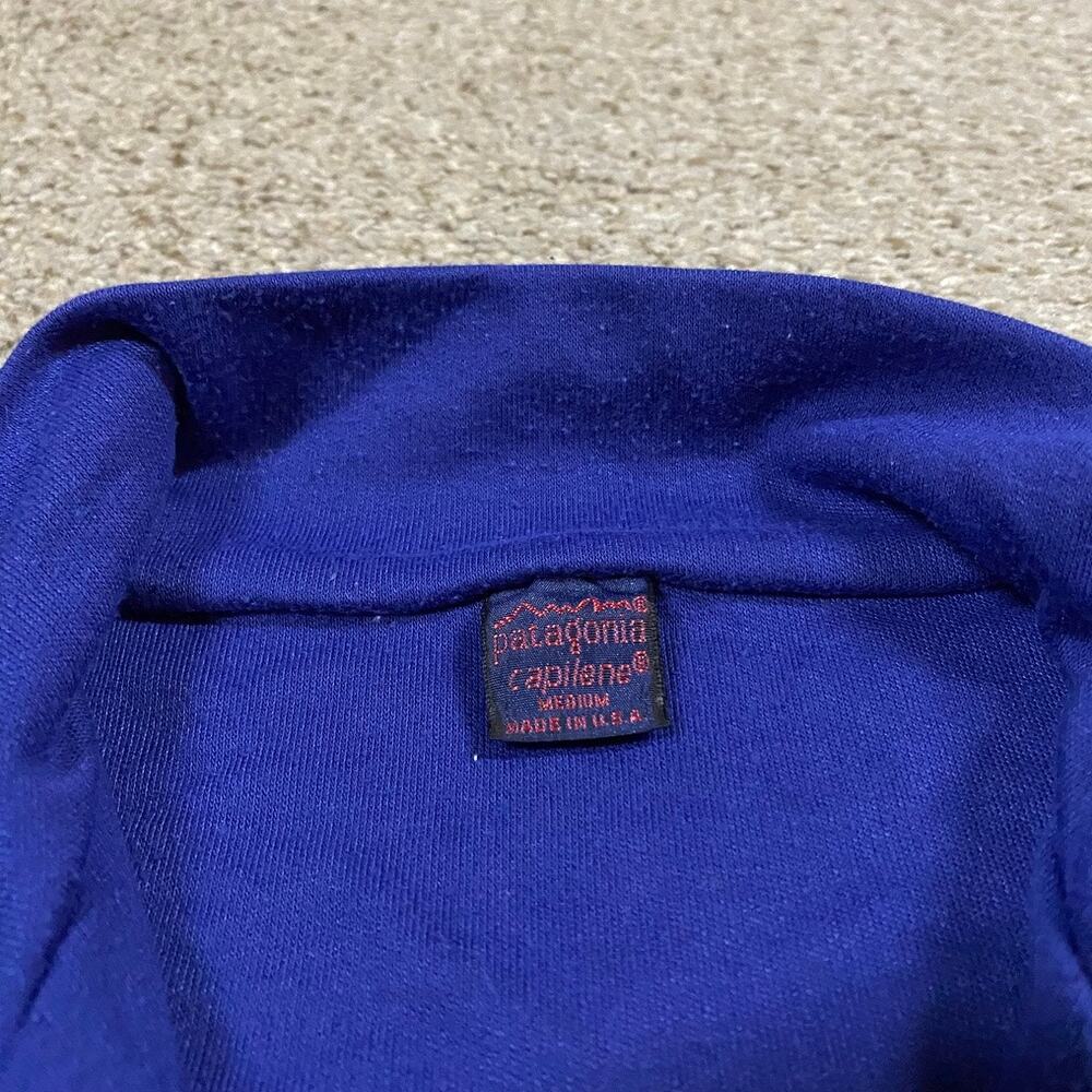 VTG Patagonia Sweatshirt Mens M Capilene Thermal Base Layer Gorpcore Hiking Ski - Picture 2 of 7